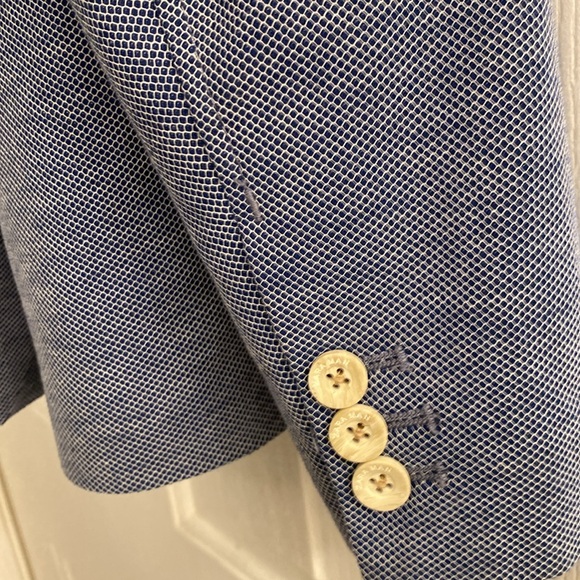 ZARA SPORT COAT BLUE SIZE 42 R PRE OWNED - Picture 9 of 10